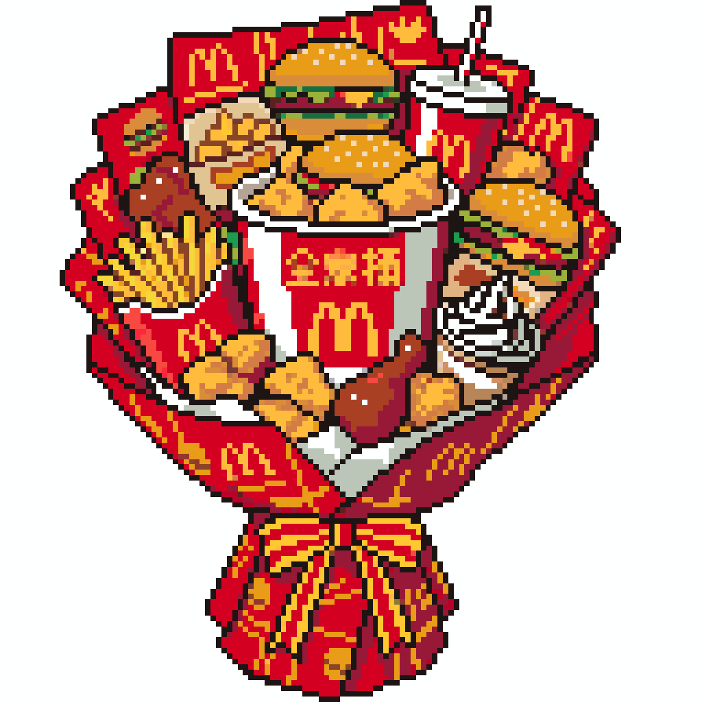 麦当劳花束