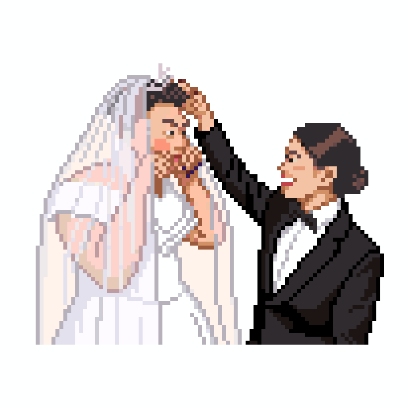 反串婚纱照